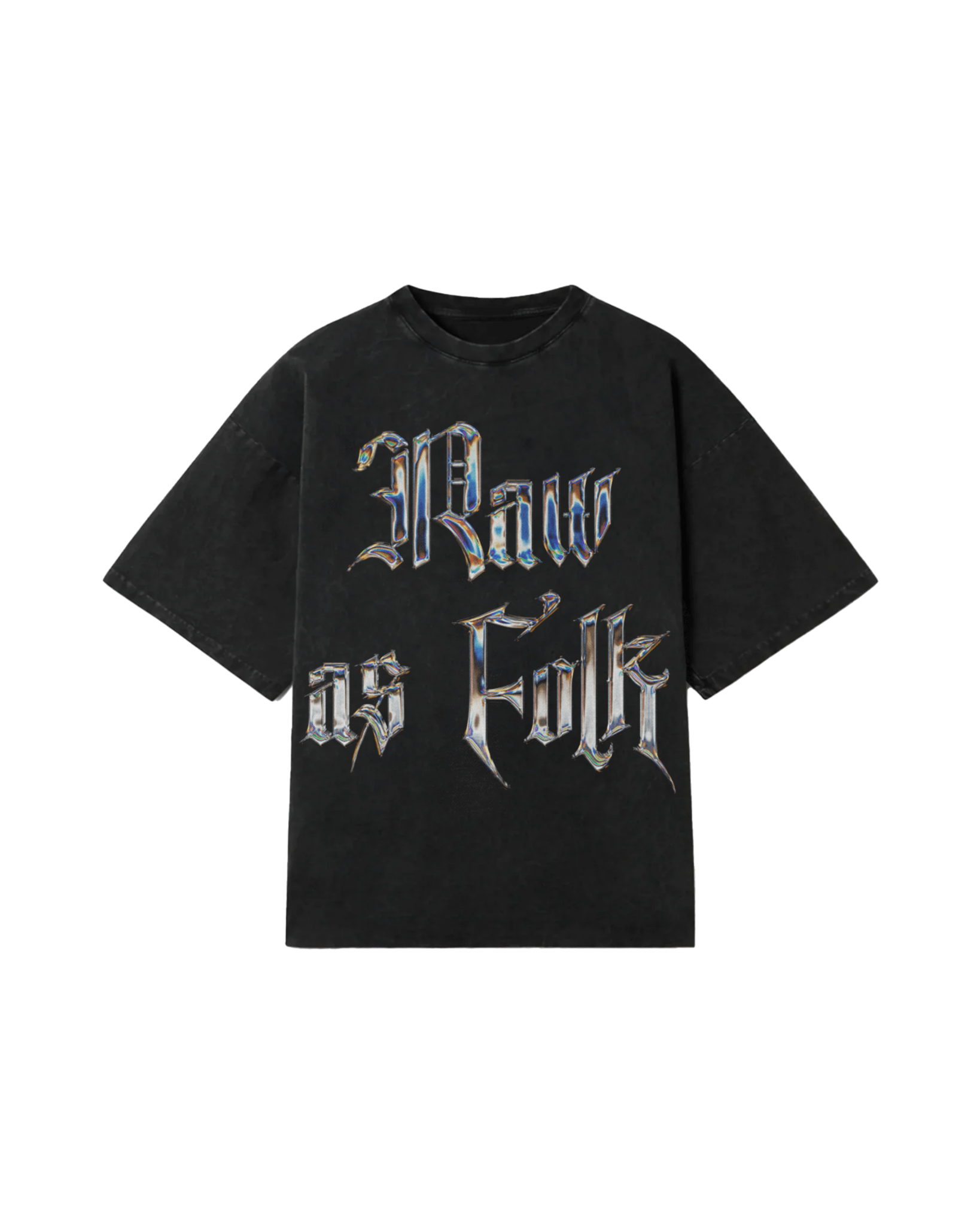RAW AS FOLK OVERSIZED FADED T-SHIRT - Drip by Rage