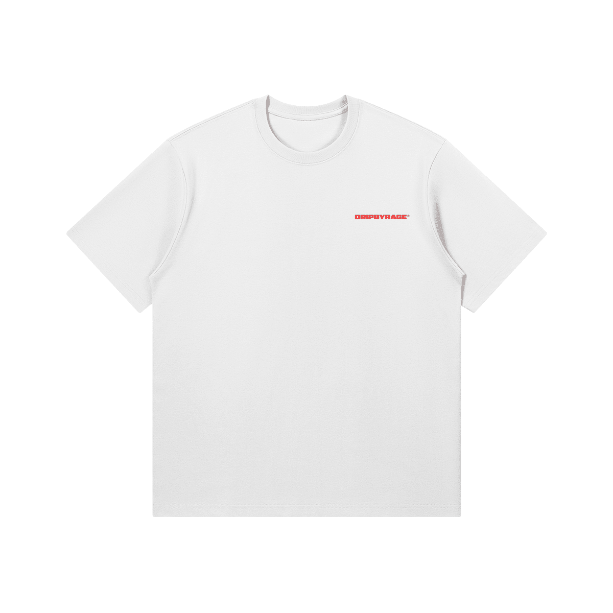 RED LOGO CLASSIC T-SHIRT - Drip by Rage