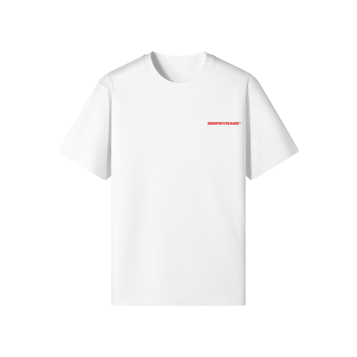 RED LOGO CLASSIC T-SHIRT - Drip by Rage