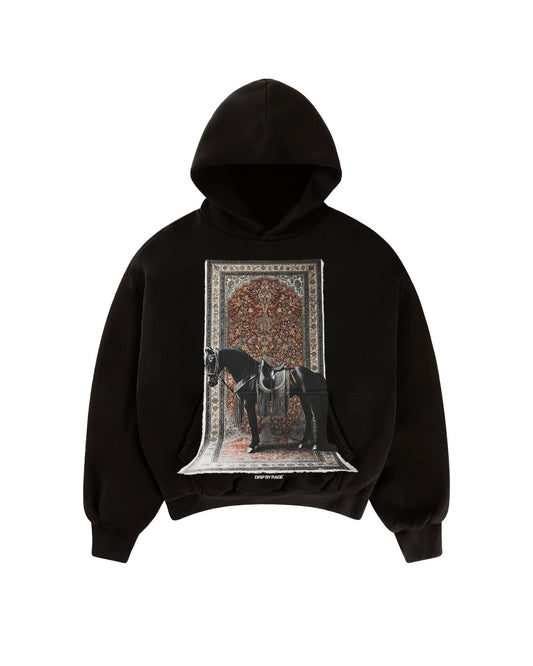 ROYALTY BIG PRINT HOODIE SUN FADED - Drip by Rage