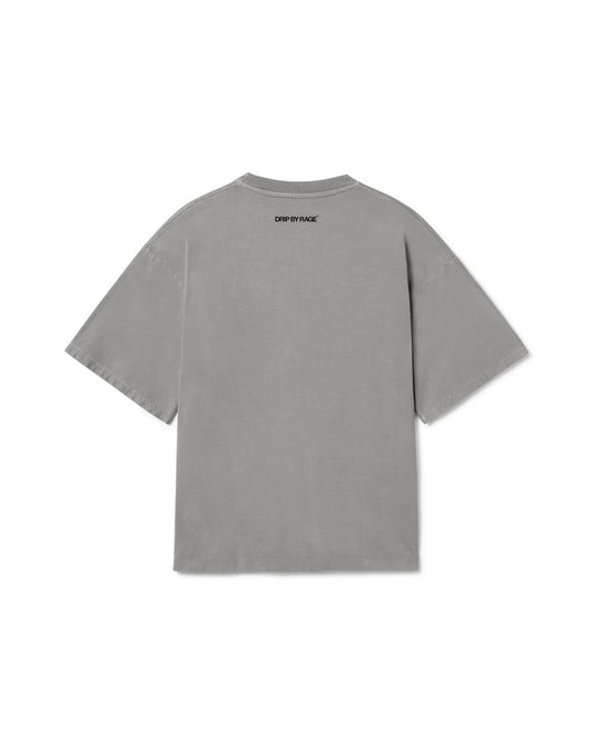 SHAHID MISL OVERSIZED T-SHIRT FADED GREY - Drip by Rage