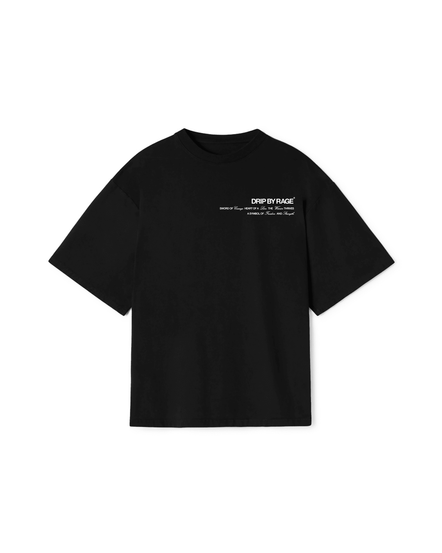 SHIELD OF COURAGE T-SHIRT - Drip by Rage