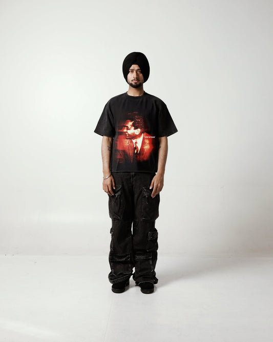 SHIV KUMAR BATALVI OVERSIZED FADED T-SHIRT - Drip by Rage