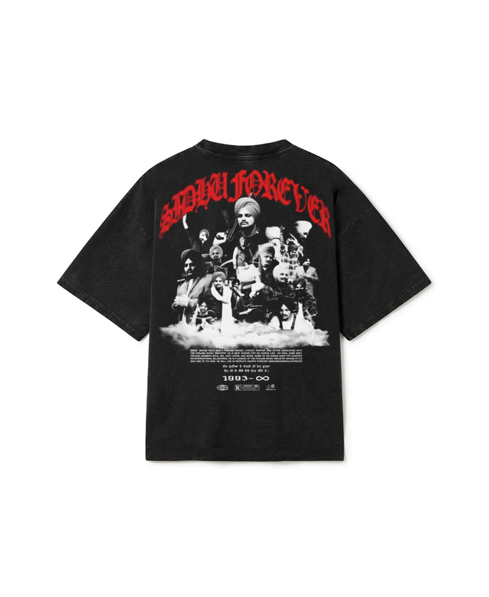 SIDHU FOREVER OVERSIZED FADED T-SHIRT - Drip by Rage