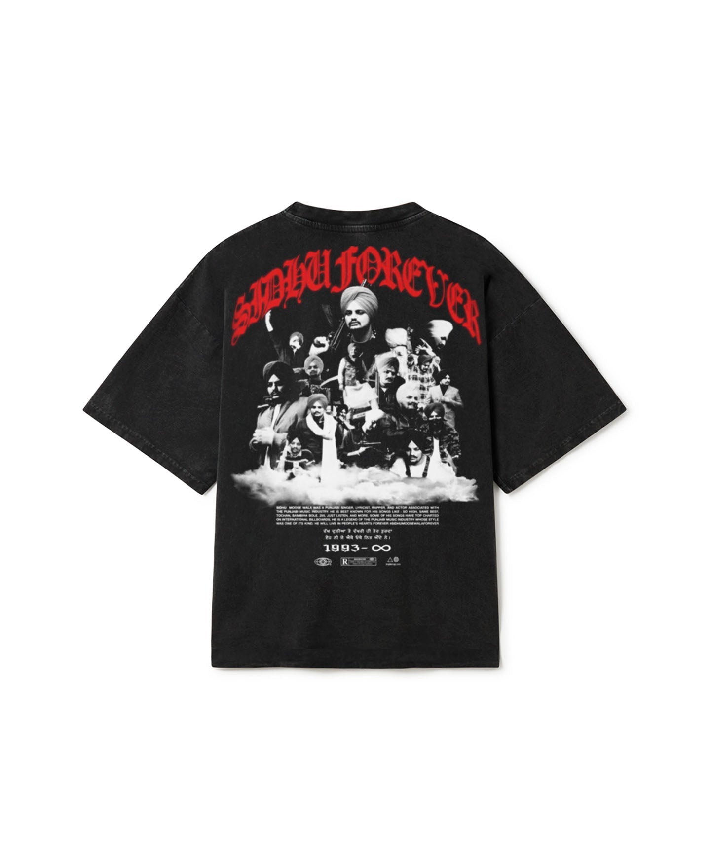 SIDHU FOREVER OVERSIZED FADED T-SHIRT - Drip by Rage