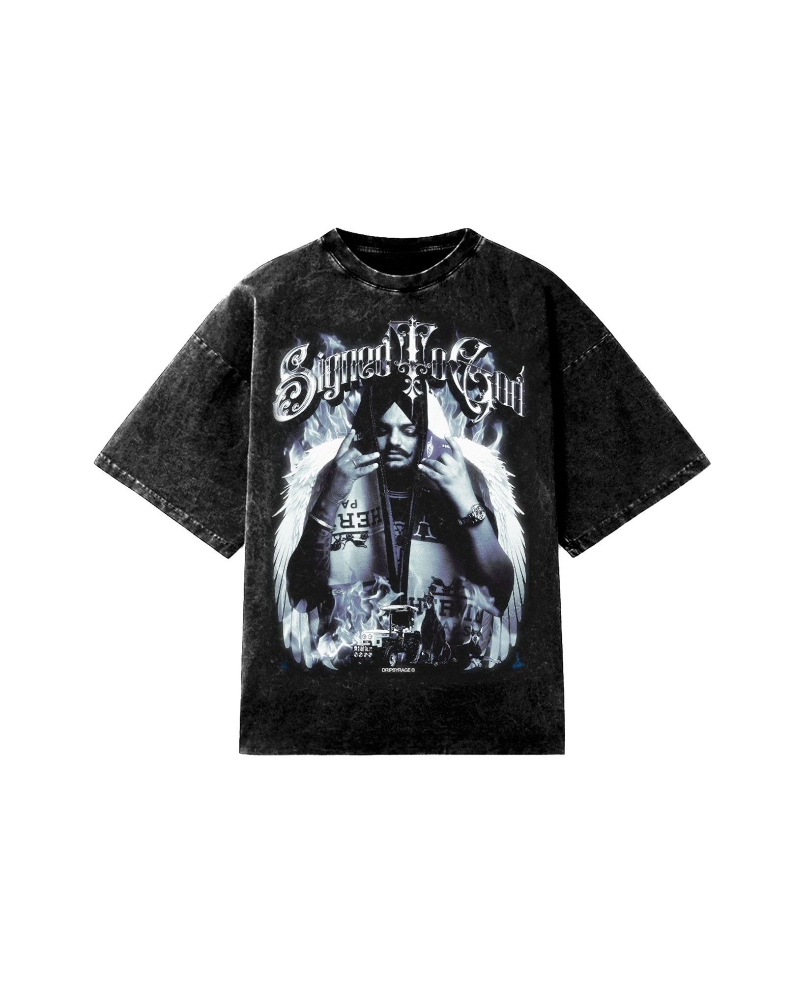 SIGNED TO GOD DESTROYED OVERSIZED T-SHIRT - Drip by Rage