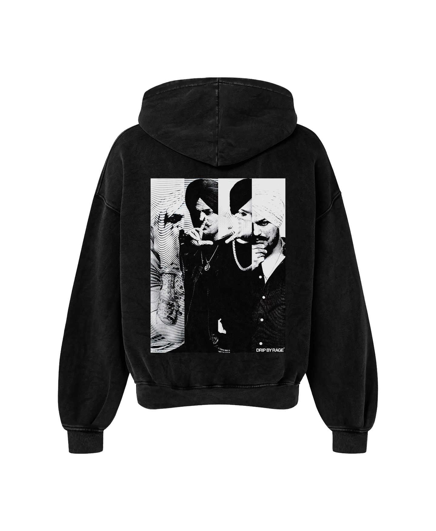 SIGNS OVERSIZED FADED HOODIE - Drip by Rage