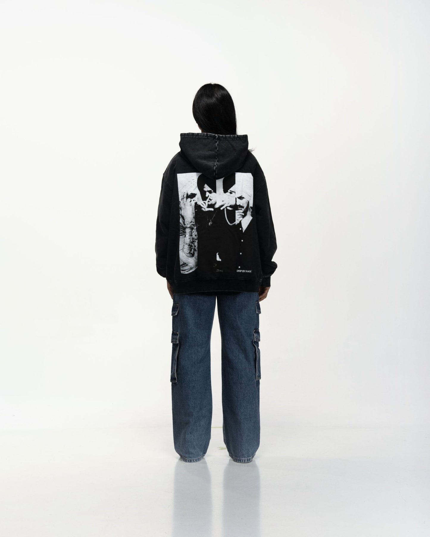 SIGNS OVERSIZED FADED HOODIE - Drip by Rage