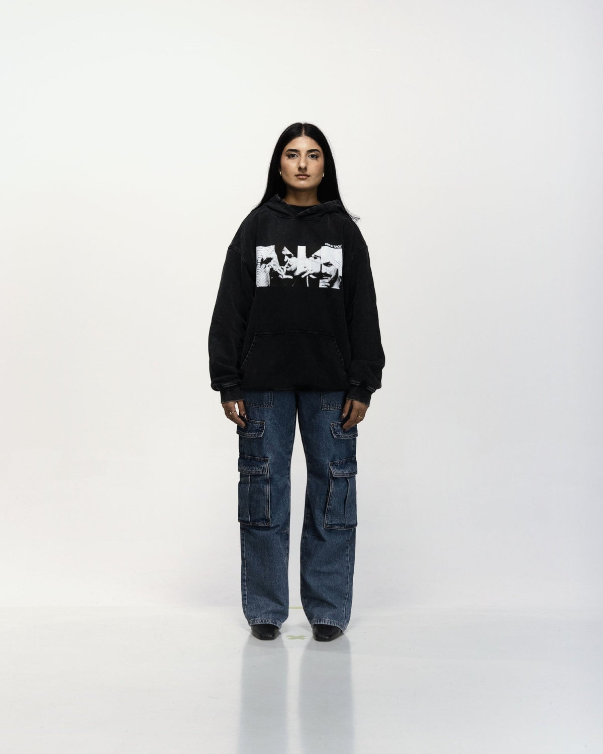 SIGNS OVERSIZED FADED HOODIE - Drip by Rage