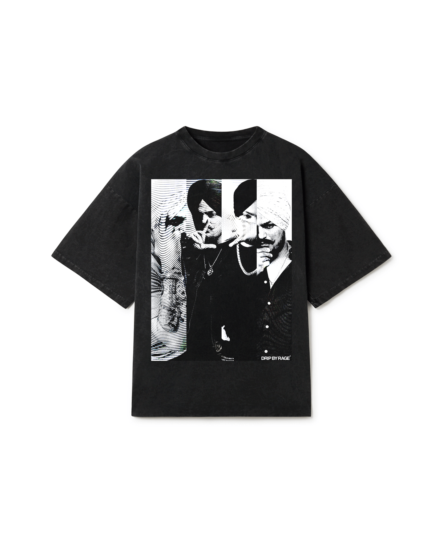 SIGNS OVERSIZED FADED T-SHIRT - Drip by Rage
