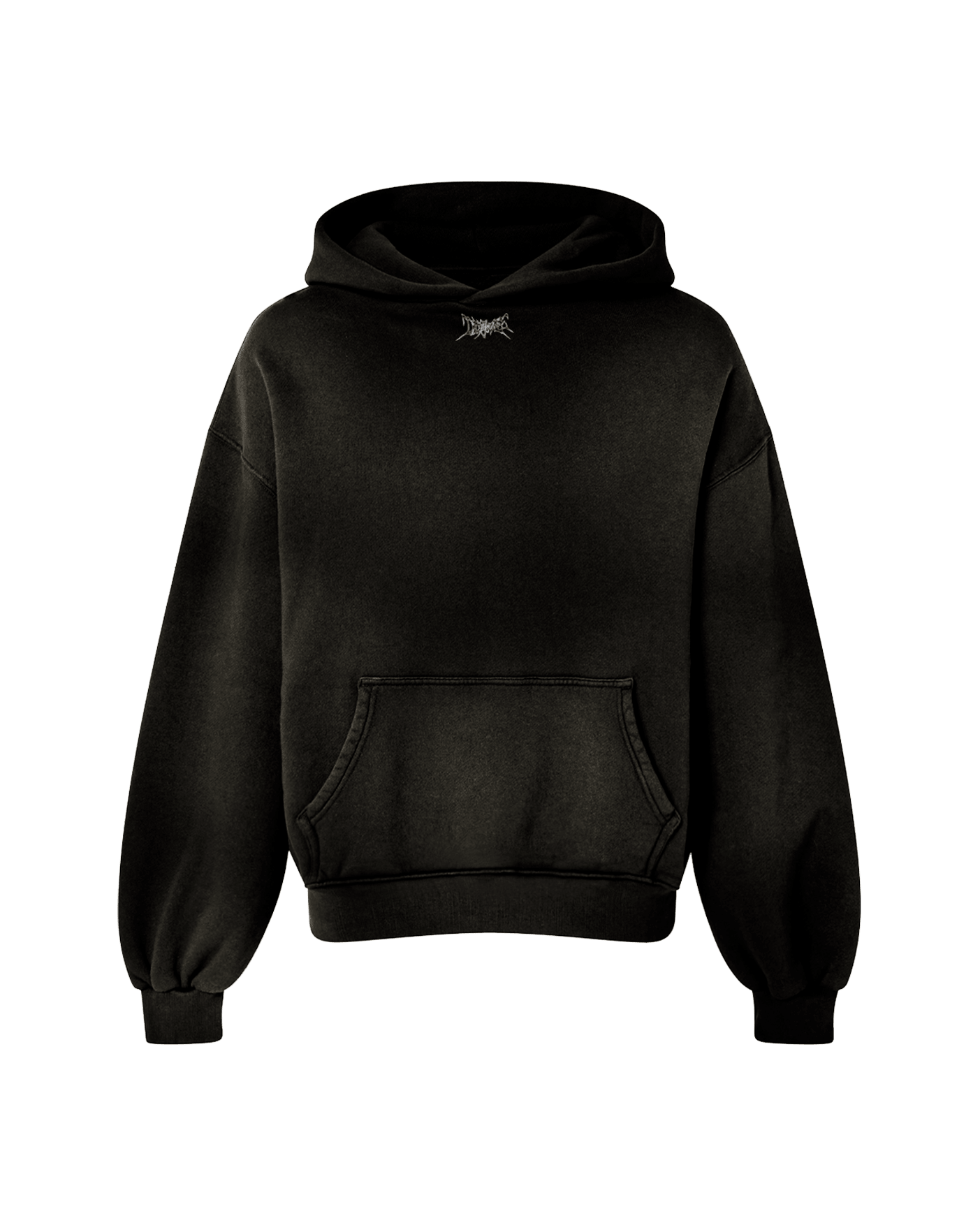 SMOKY BLACK FADED OVERSIZED PREMIUM HOODIE - Drip by Rage