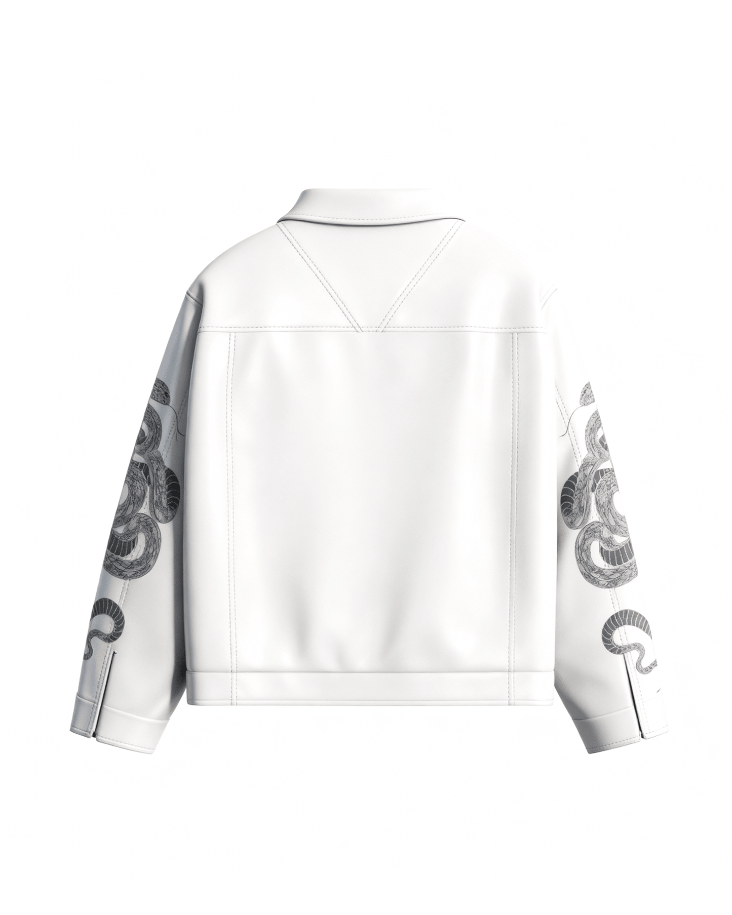Snake Charmer Leather Jacket - Drip by Rage