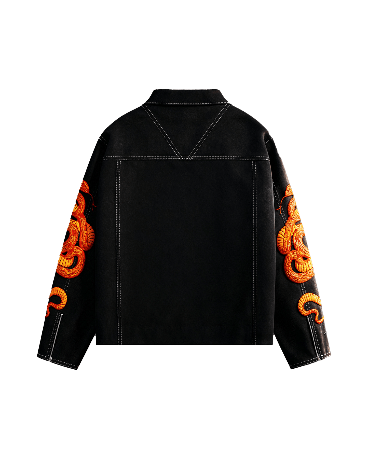 Snake Prince Denim Jacket - Drip by Rage