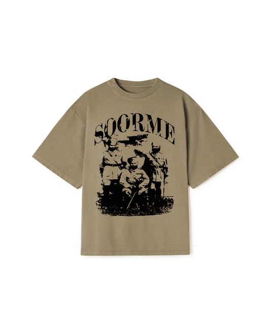 SOORME OVERSIZED T-SHIRT KHAKHI - Drip by Rage
