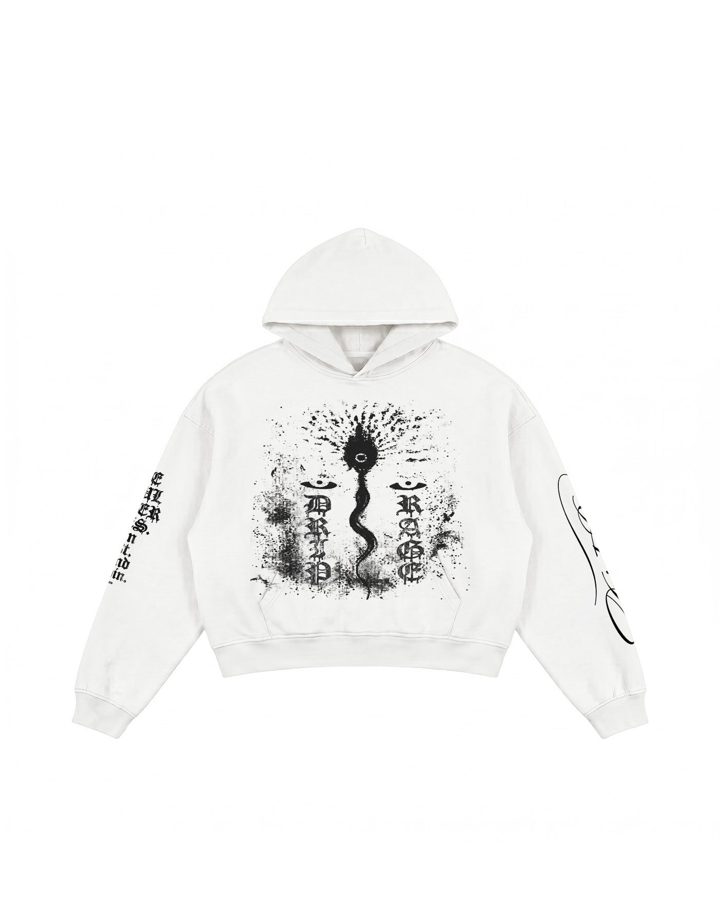 SOUL NEVER DIES BOXY HOODIE - Drip by Rage
