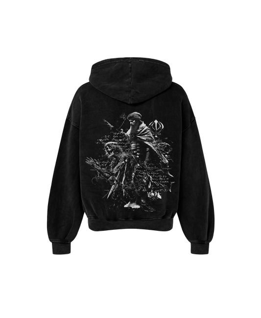 SOUL SLAYER OVERSIZED FADED HOODIE - Drip by Rage
