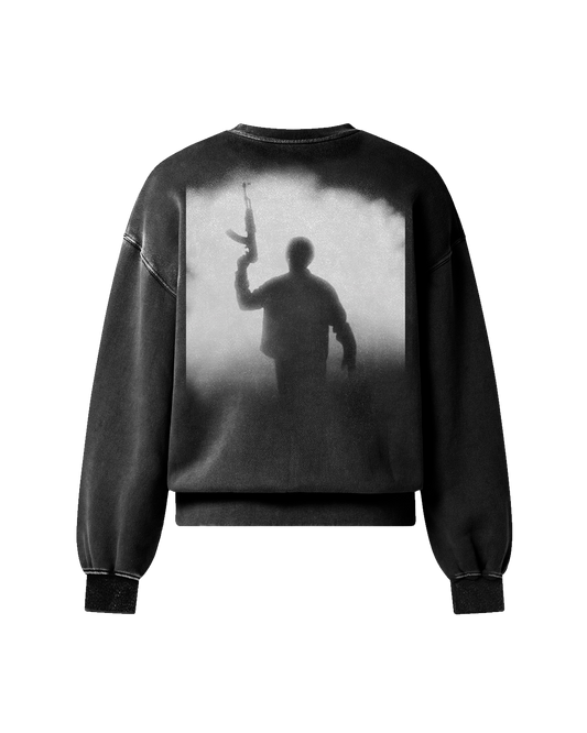 47 MOOSE OVERSIZED FADED SWEATSHIRT