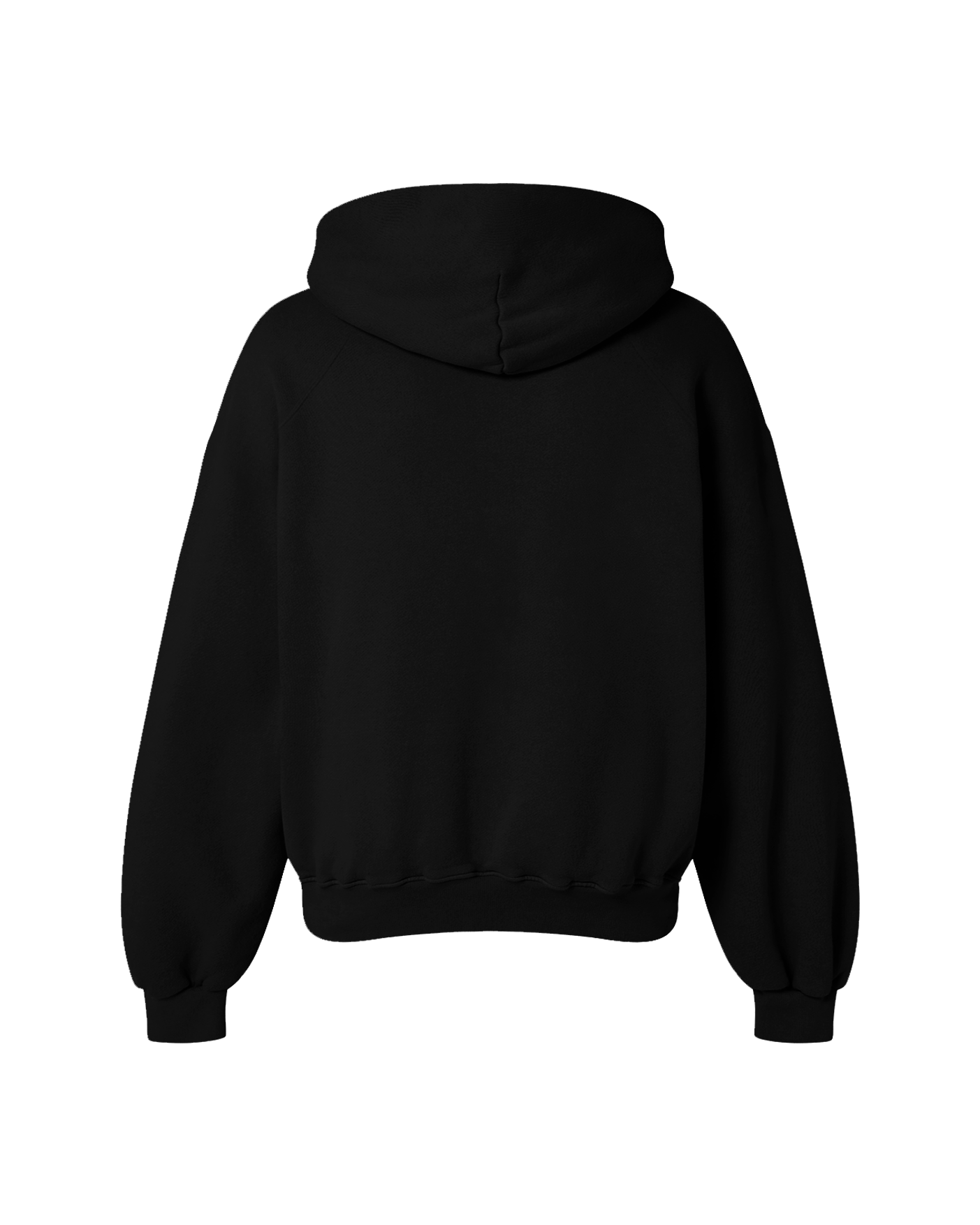 NALWA OVERSIZED FLEECE HOODIE BLACK