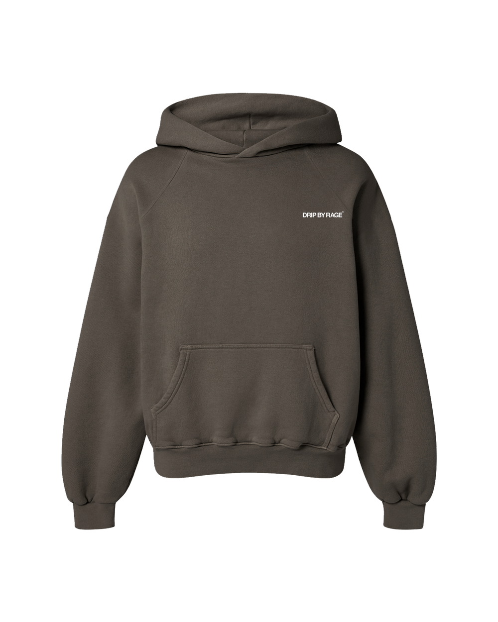 SWEAT À CAPUCHE POLAIRE GRIS ANTHRACITE SURDIMENSIONNÉ