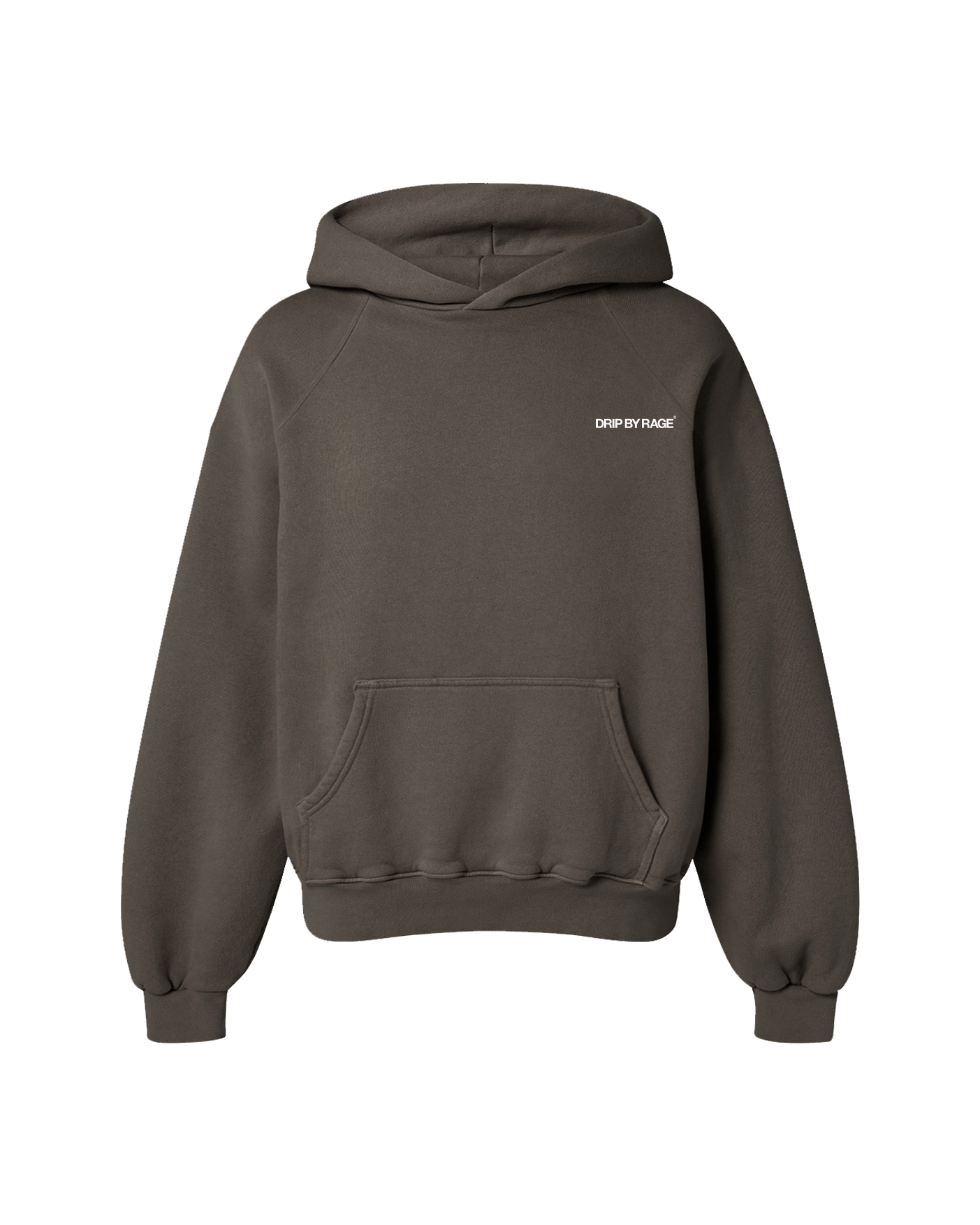 SWEAT À CAPUCHE POLAIRE GRIS ANTHRACITE SURDIMENSIONNÉ