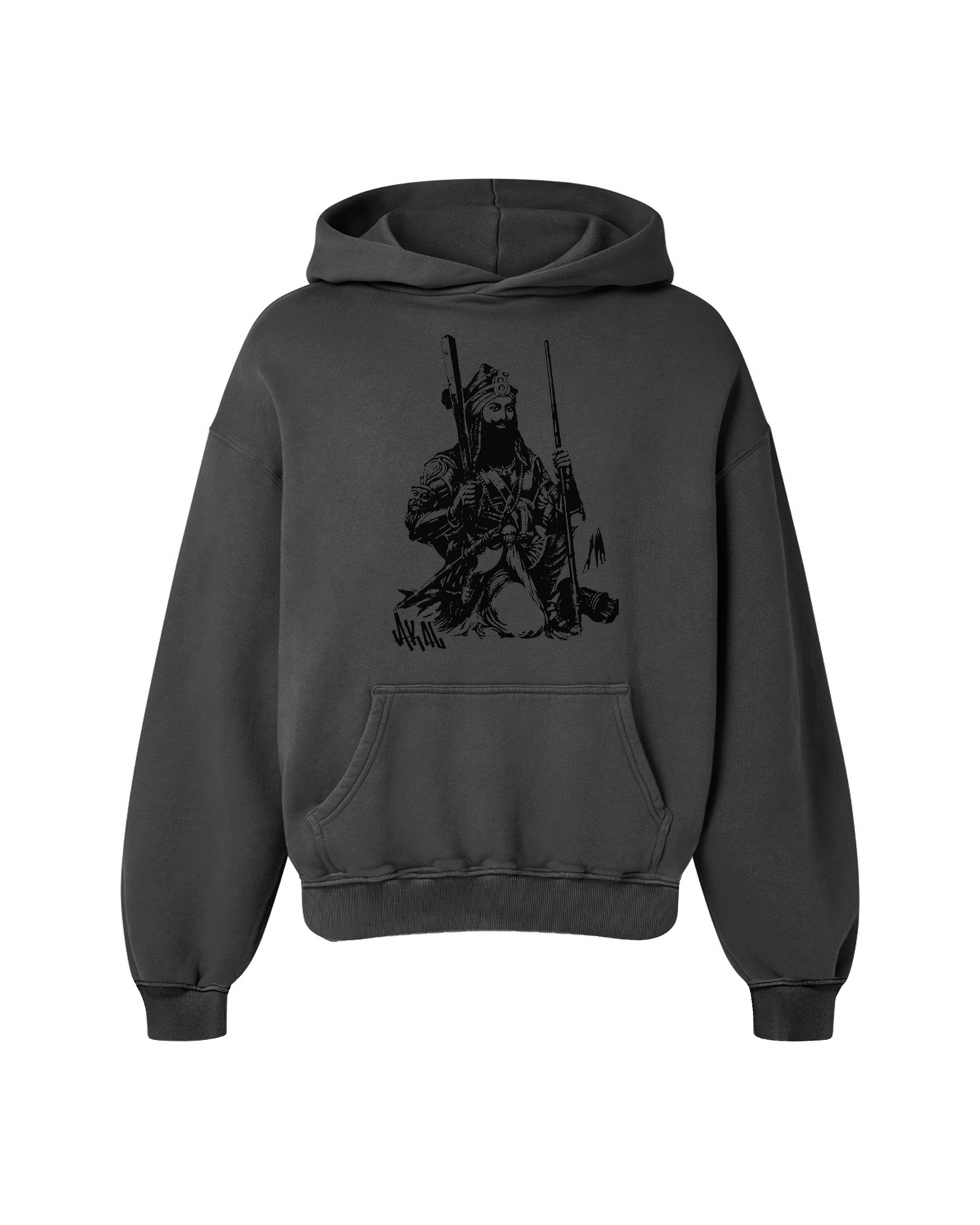 AKAL OVERSIZED FADED HOODIE GREY