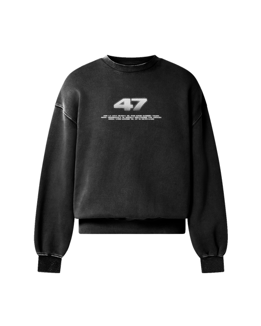 47 MOOSE OVERSIZED FADED SWEATSHIRT