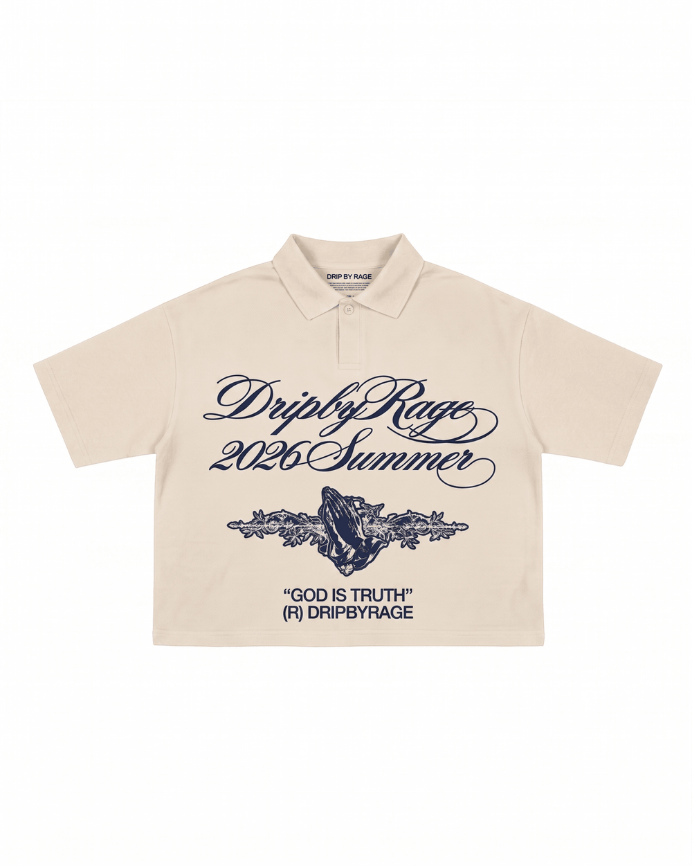 TRUTH OVERSIZED POLO T-SHIRT - Drip by Rage