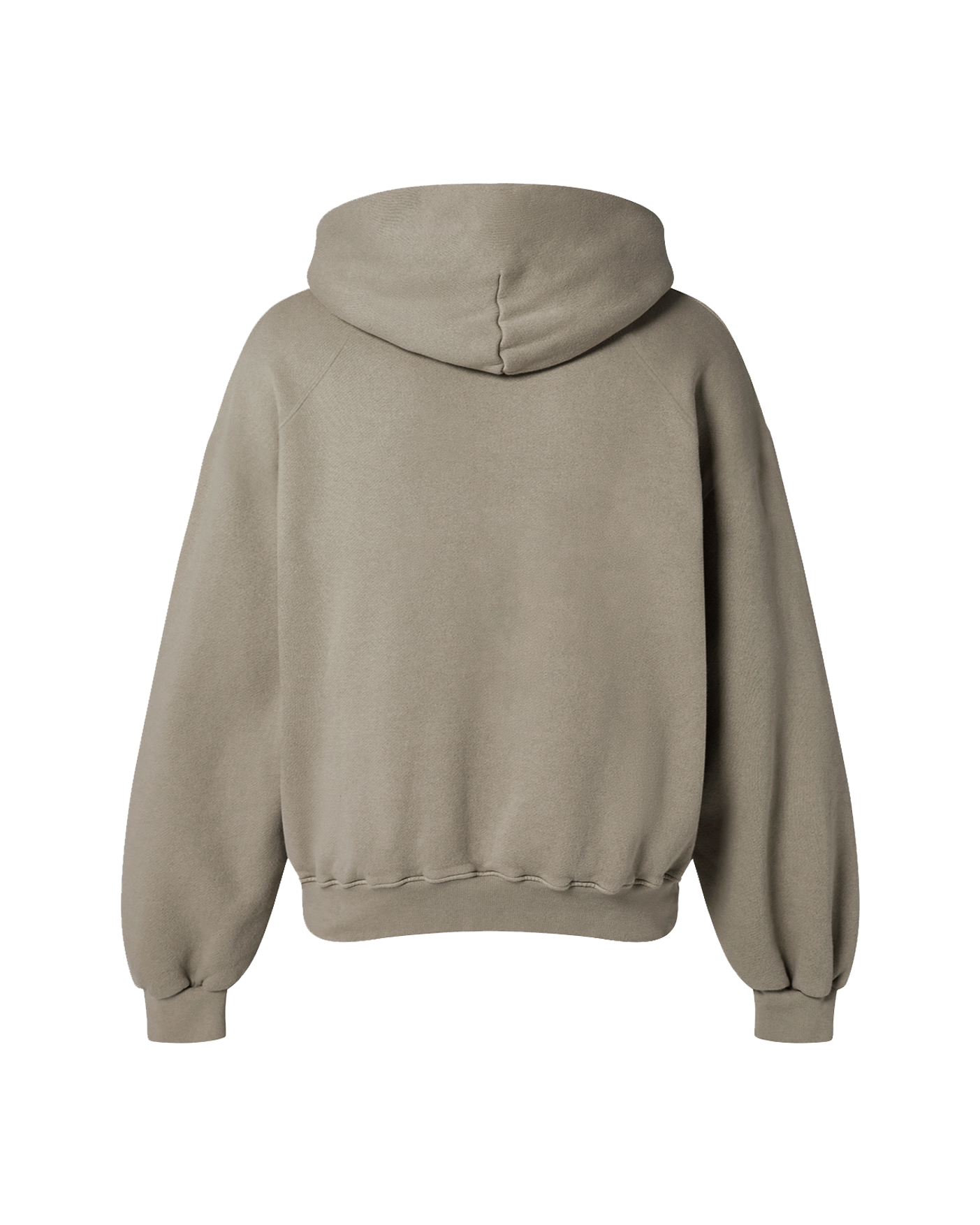 SWEAT À CAPUCHE POLAIRE CAMEL SURDIMENSIONNÉ