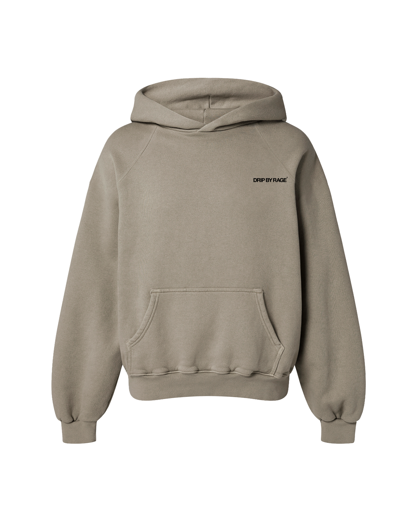 SWEAT À CAPUCHE POLAIRE CAMEL SURDIMENSIONNÉ