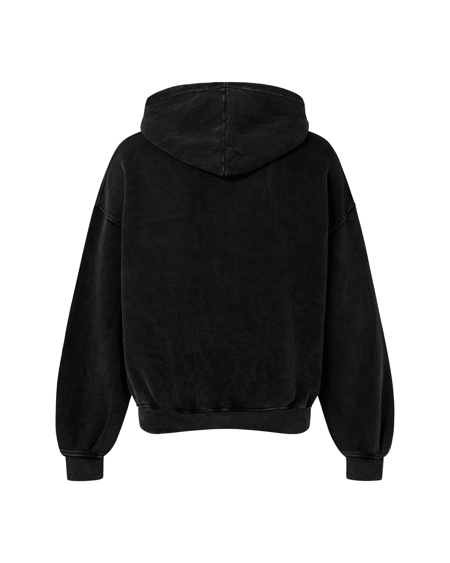 UNFUCKWITHABLE OVERSIZED FADED HOODIE BLACK - Drip by Rage