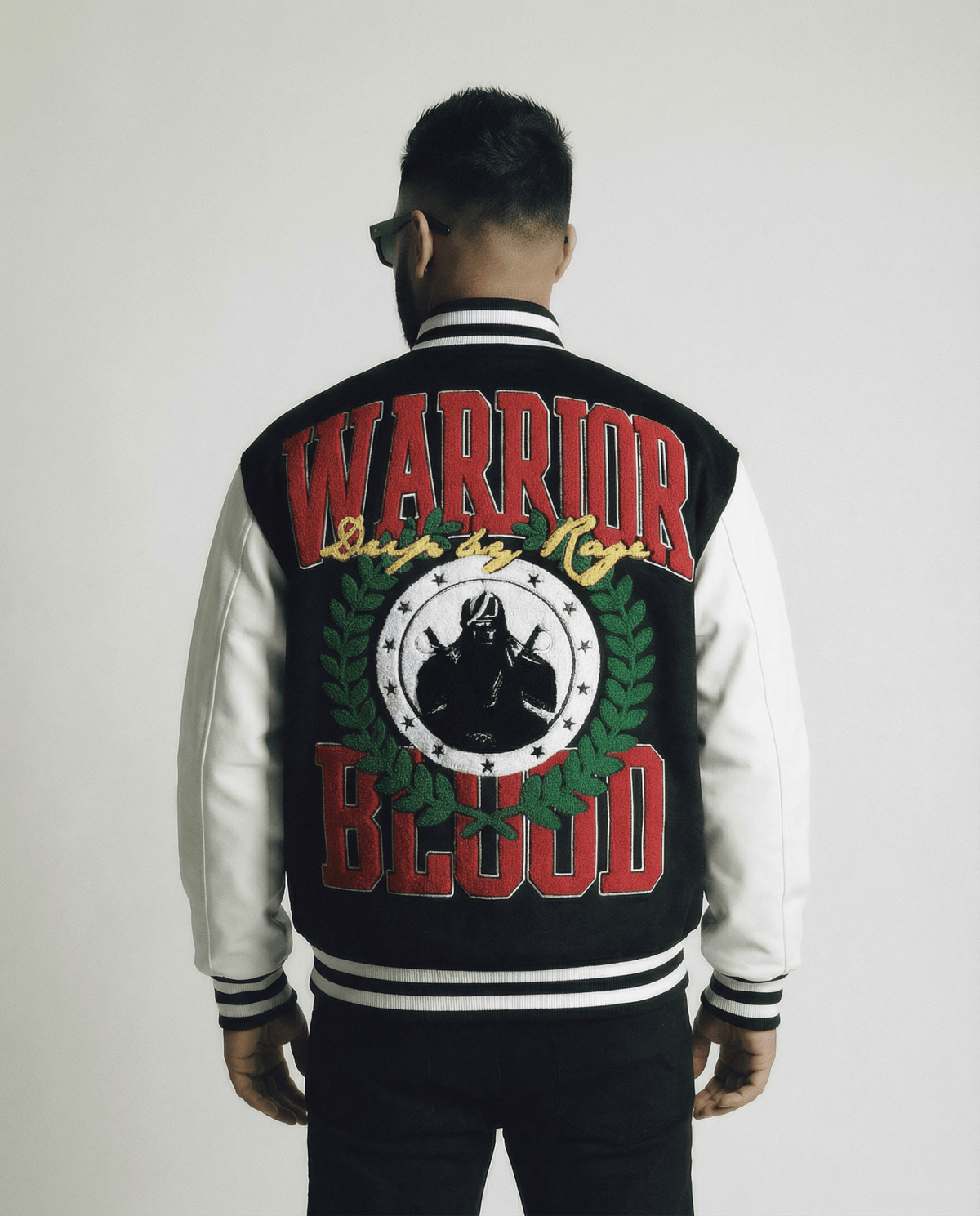 Warrior Blood Varsity Jacket - Drip by Rage