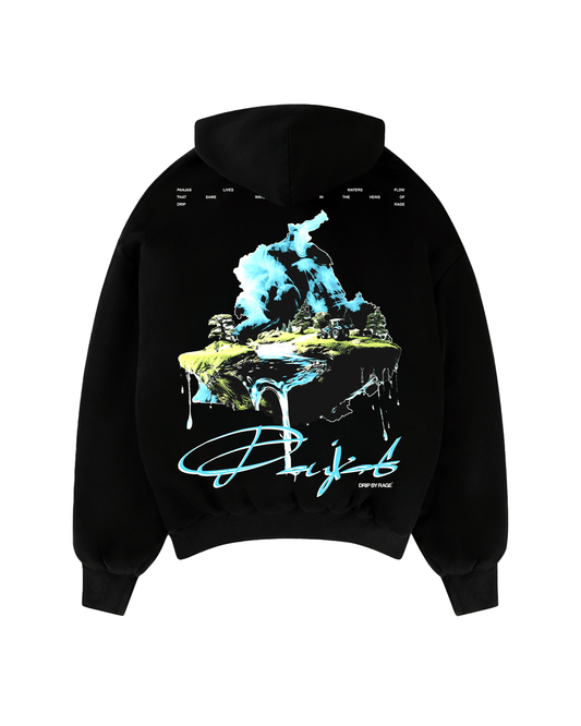 WATER OF PANJAB SUN FADED BOXY HOODIE - Drip by Rage