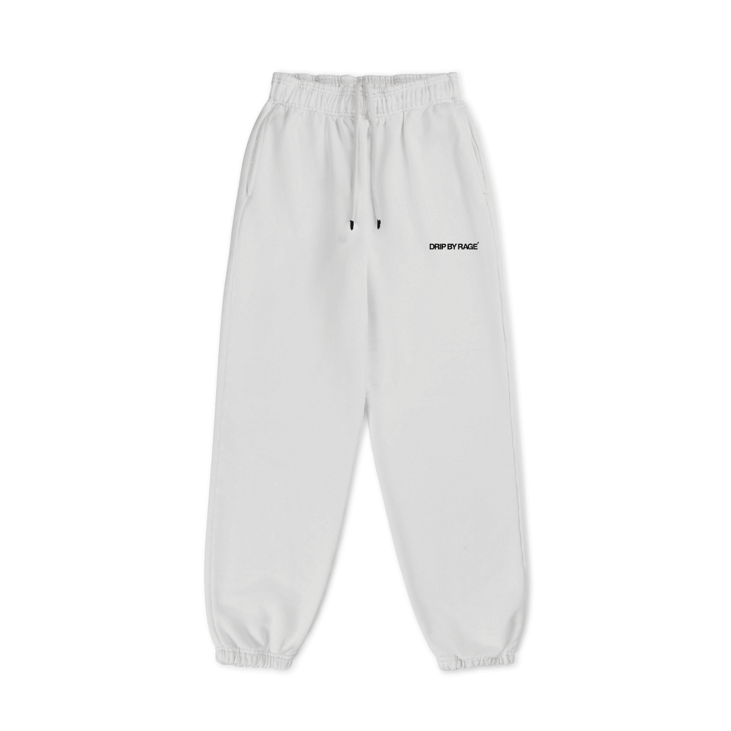WHITE FRENCH TERRY SWEATPANTS - Drip by Rage