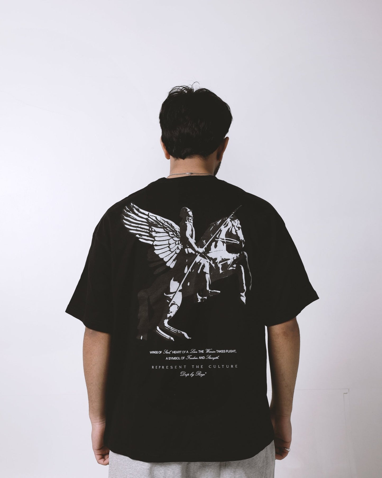 WINGS OF STEEL T-SHIRT - Drip by Rage