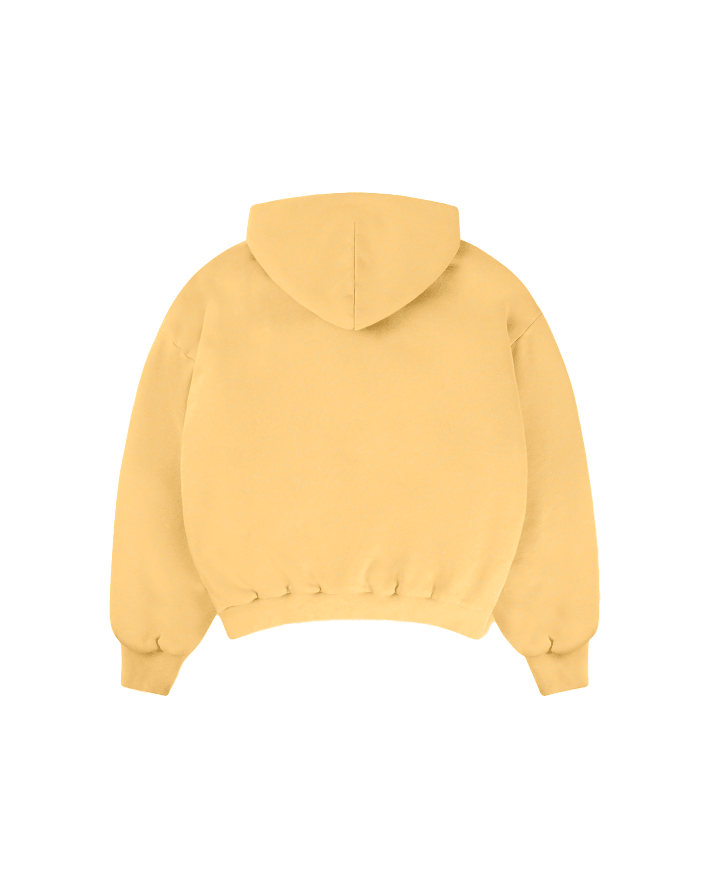YELLOW HEAVY SUN FADED BOXY HOODIE - Drip by Rage