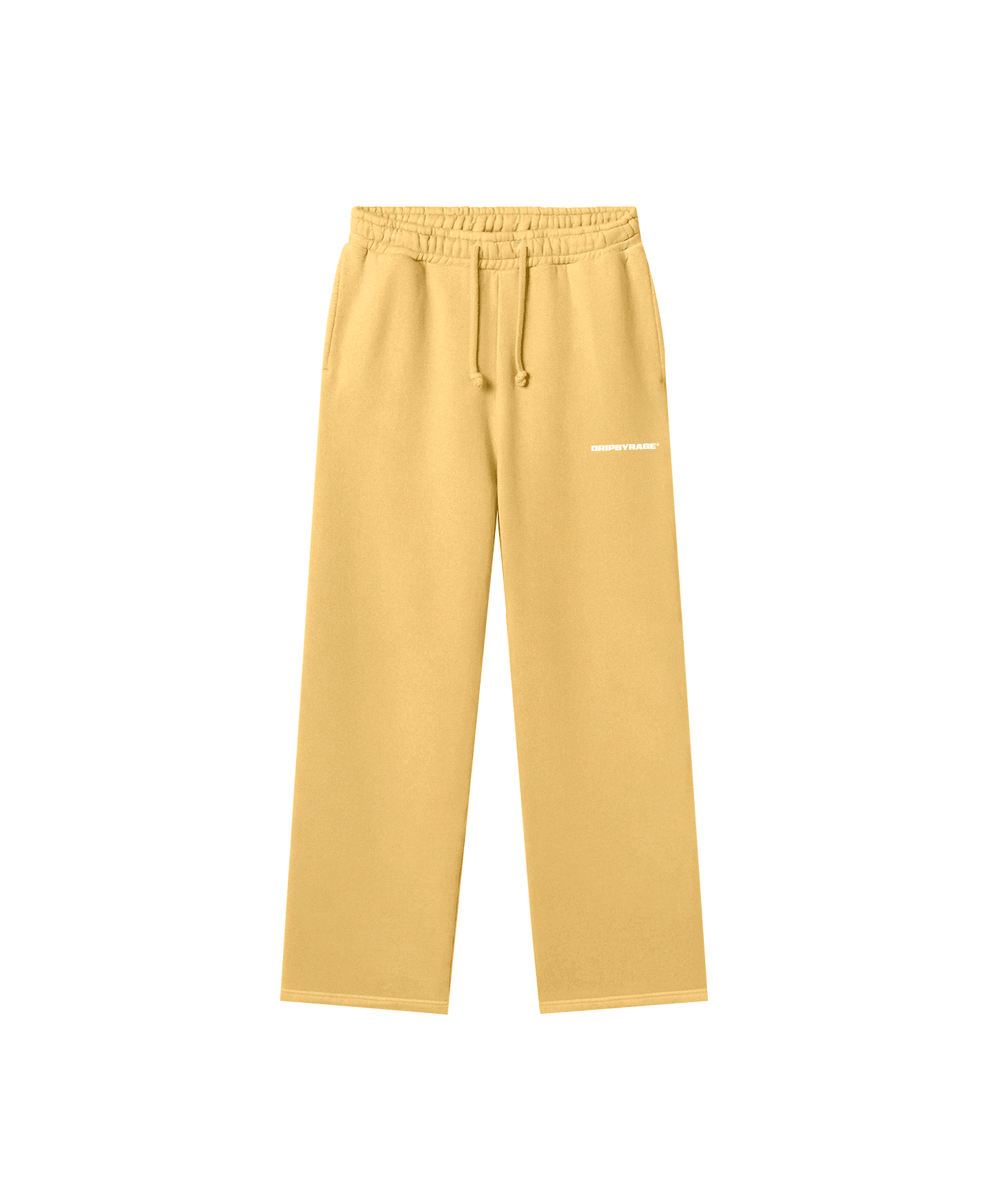 YELLOW RELAXED STRAIGHT SWEATPANTS - Drip by Rage