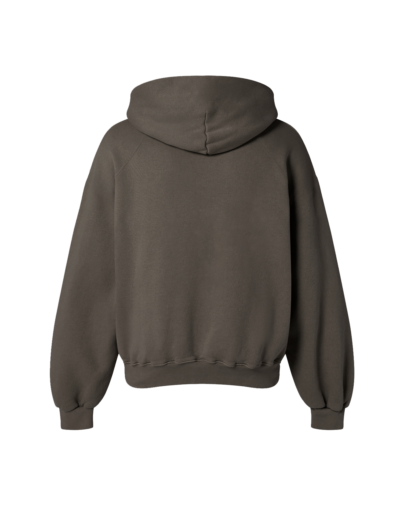 SWEAT À CAPUCHE POLAIRE GRIS ANTHRACITE SURDIMENSIONNÉ