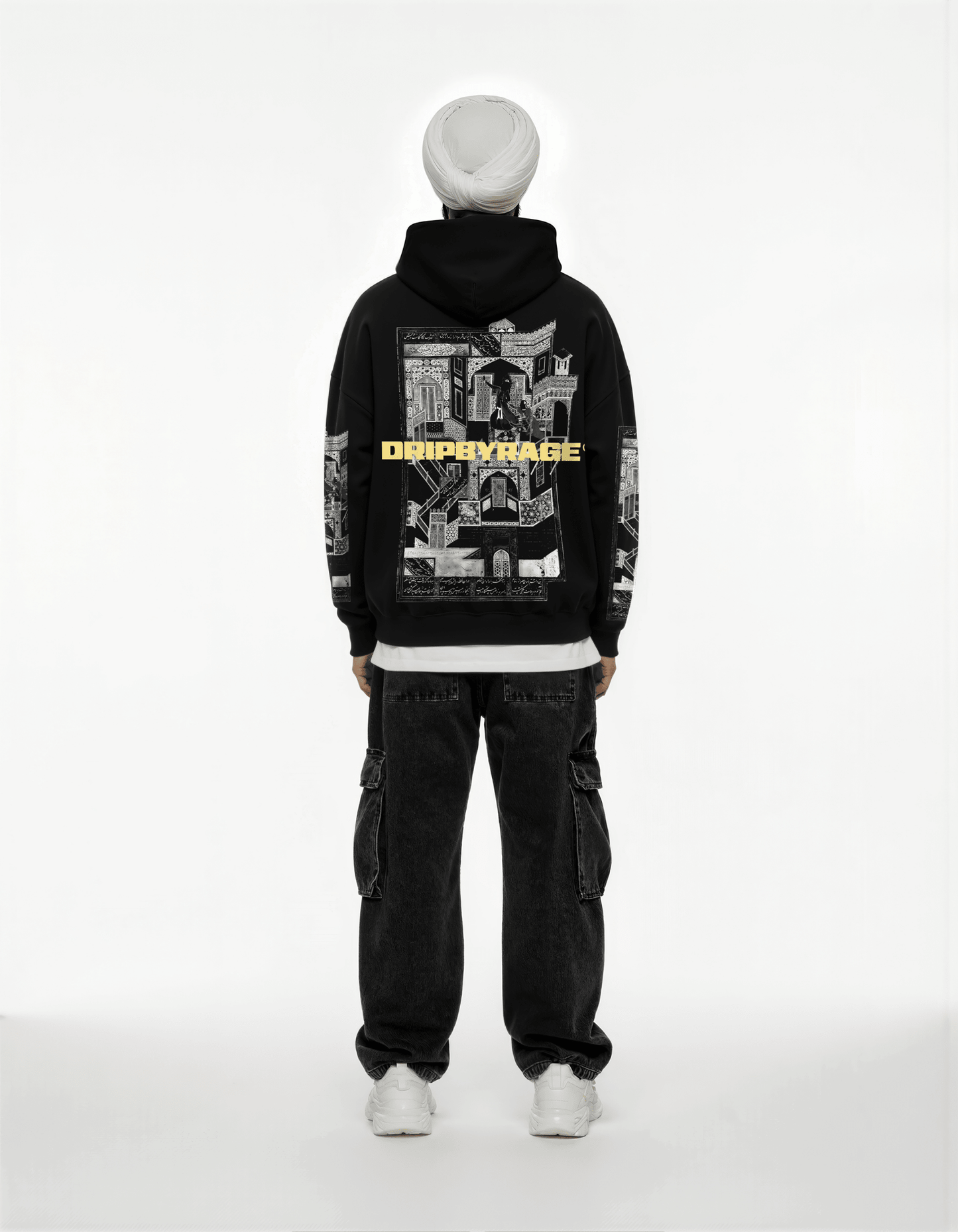 YUSUF ZULAIKHA SUN FADED BOXY HOODIE - Drip by Rage