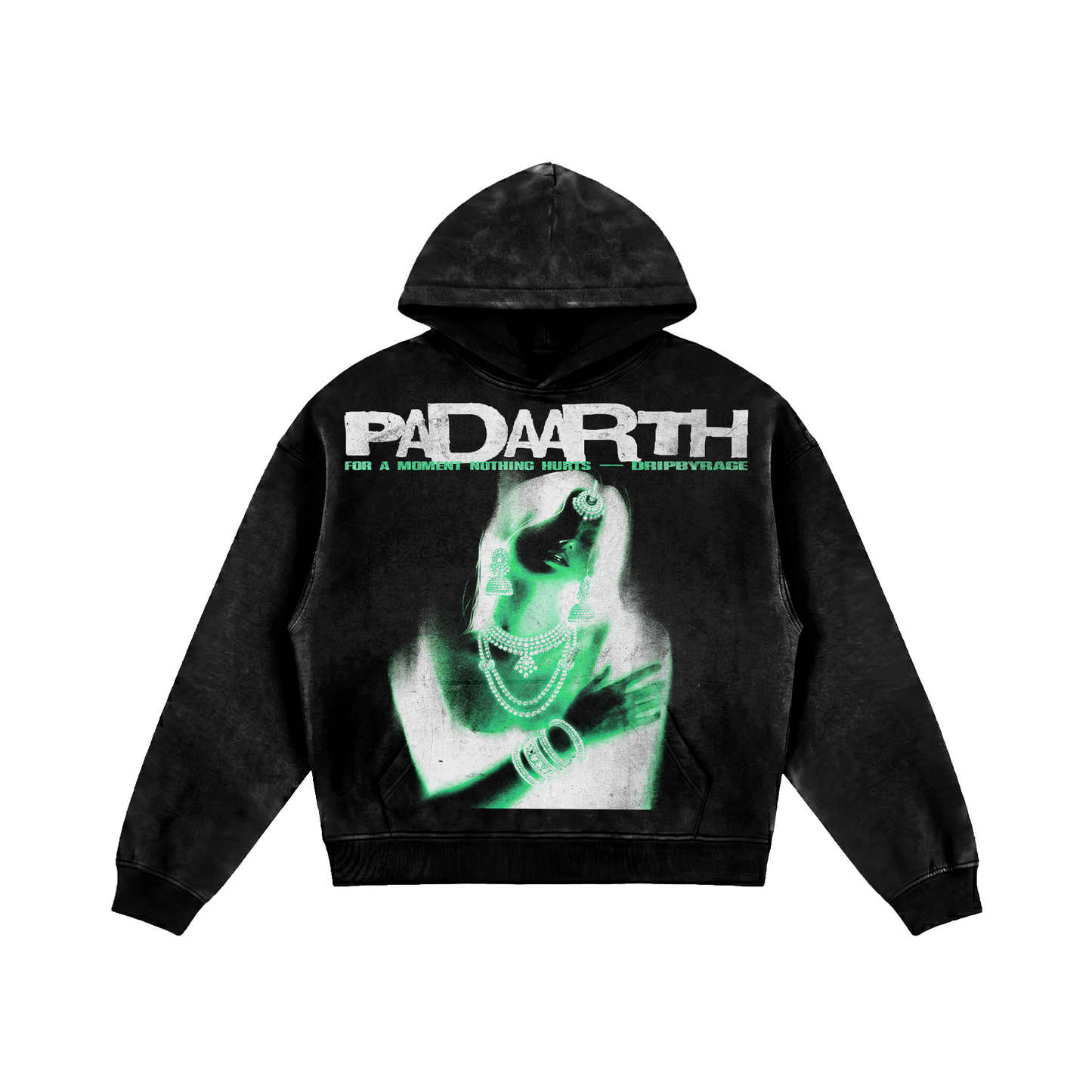 EUPHORIA OVERSIZED FADED HOODIE