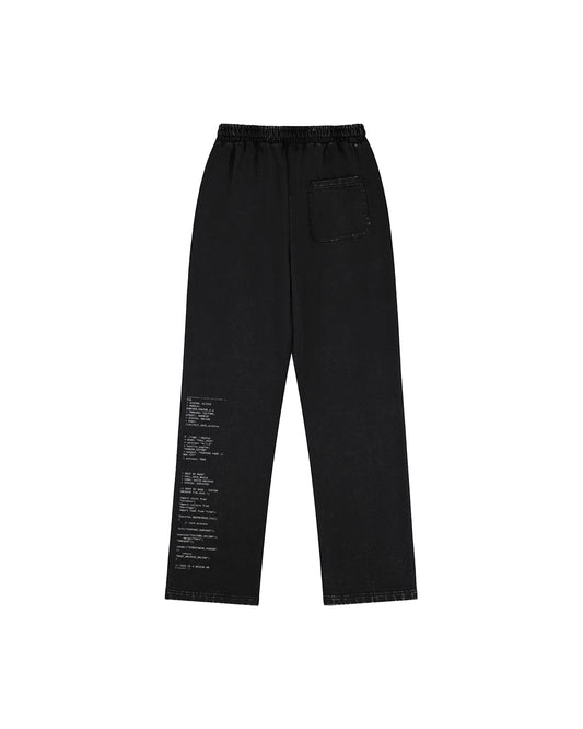 ENCRYPTED RELAXED FADED SWEATPANTS