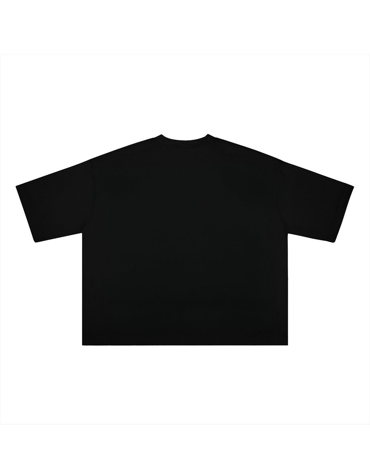 RED QUEEN VELVET LOGO PRINT BOXY T-SHIRT