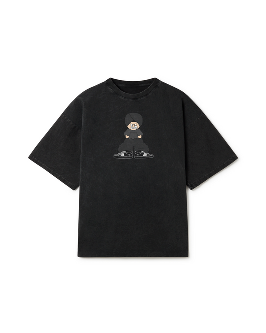 DARK DRIP BOY OVERSIZED FADED T-SHIRT