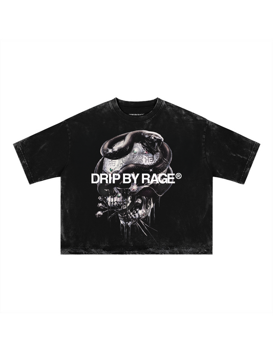 BLACK CHROME FADED T-SHIRT