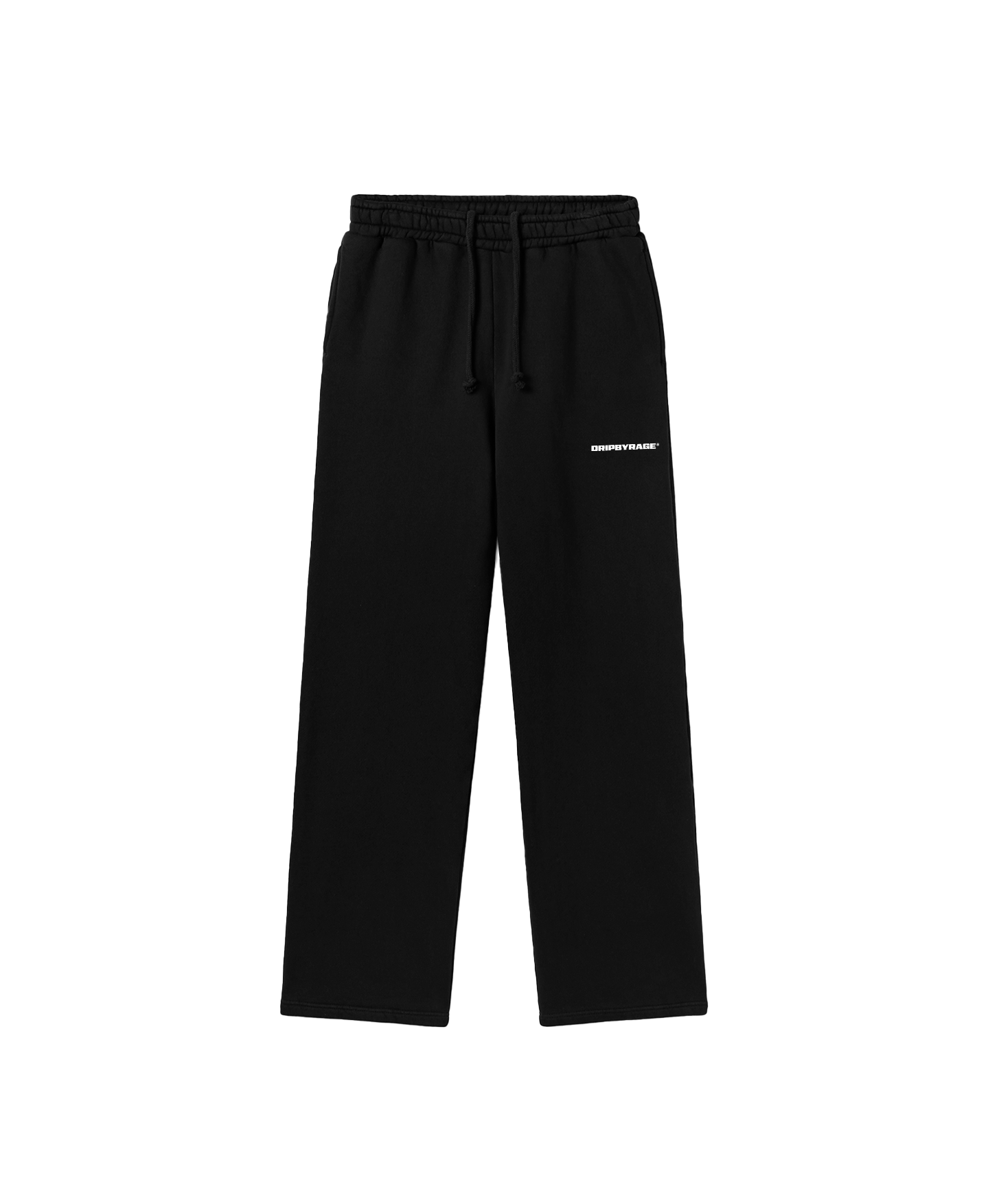 PANTALON DE SURVÊTEMENT NOIR, ÉPAIS ET DÉCONTRACTÉ