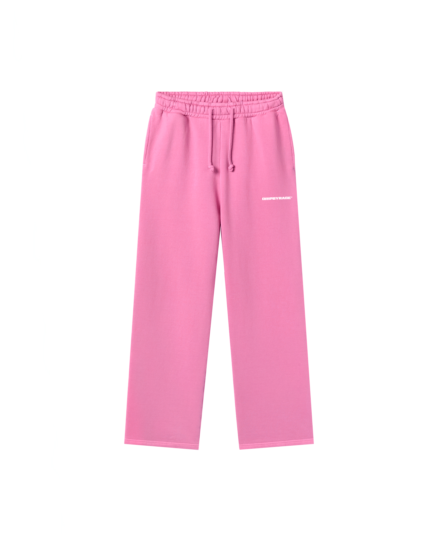 PINK RELAXED STRAIGHT SWEATPANTS