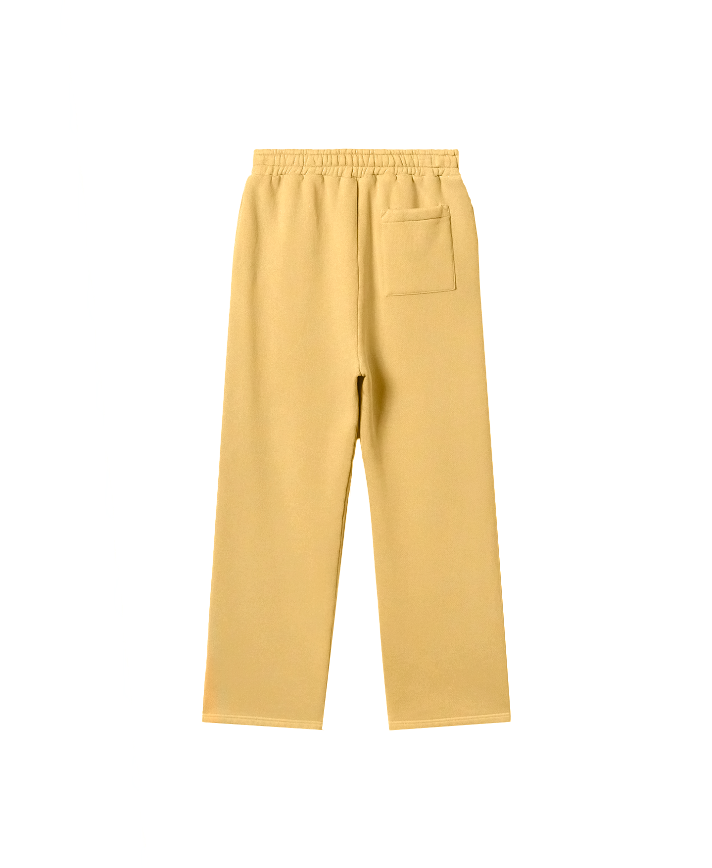 YELLOW RELAXED STRAIGHT SWEATPANTS