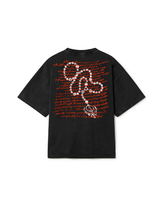 FAITH OVERSIZED FADED T-SHIRT