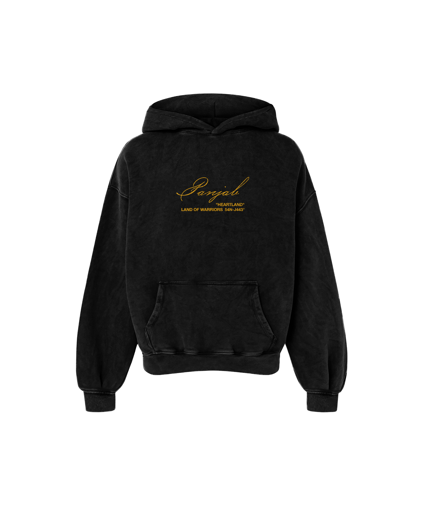 SWEAT À CAPUCHE DÉLAVÉ SURDIMENSIONNÉ PANJAB