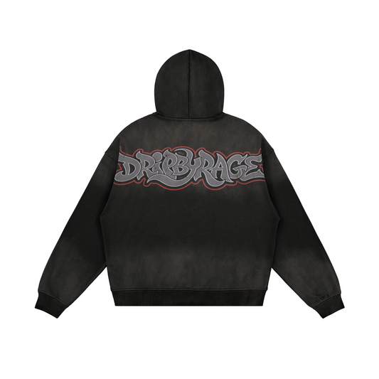 REBEL STORM WASHED HOODIE