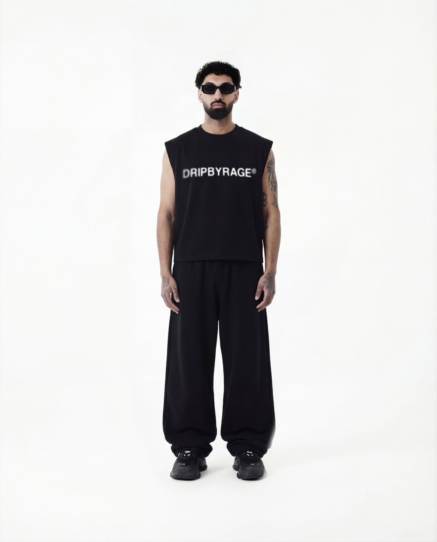 380GSM PRE-SHRUNK BOXY TANK TOP - Drip by Rage